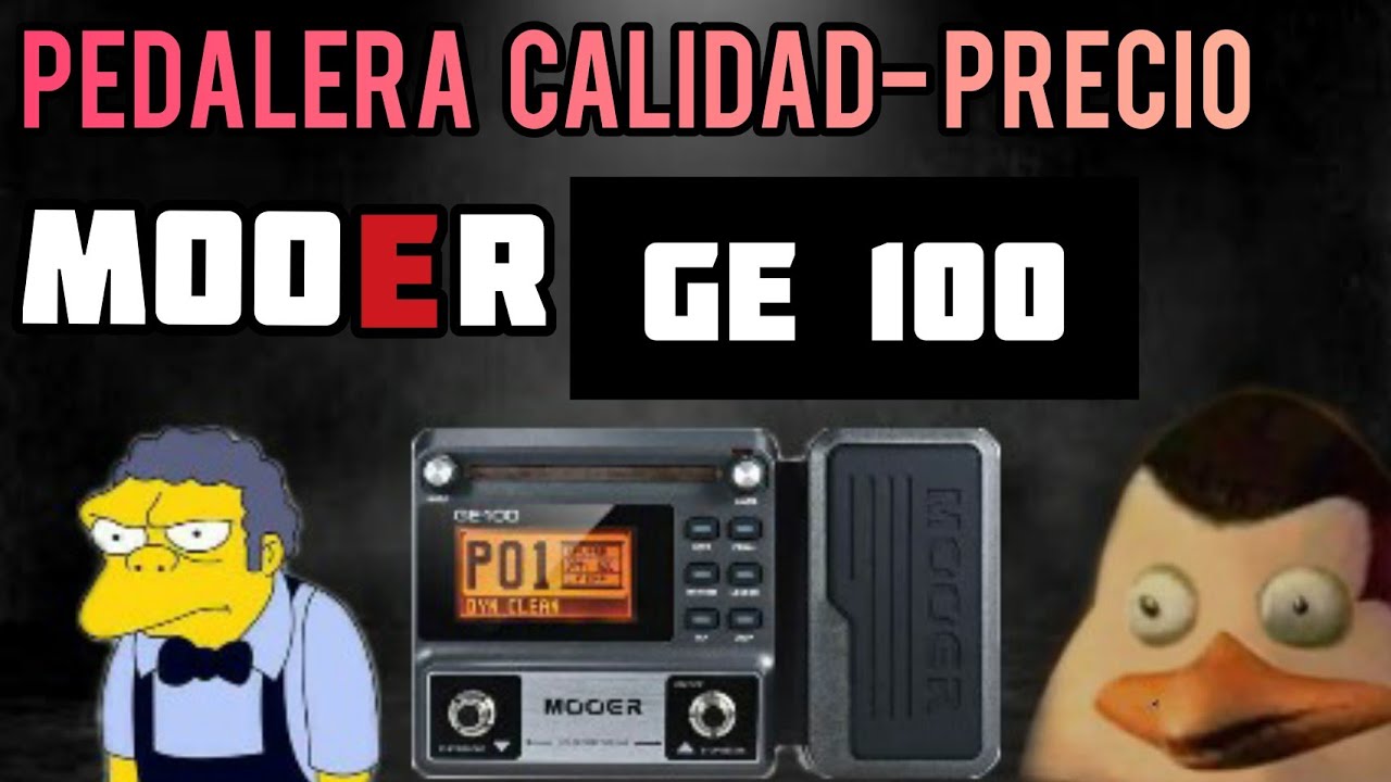 Pedalera ECONÓMICA de CALIDAD/ Multi-procesador de efectos MOOER GE 100 /  Unboxing \u0026 Review A FONDO - YouTube
