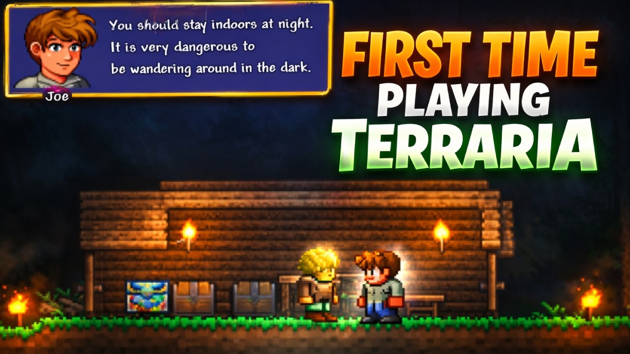 I Ignored the Warning… Terraria’s 1.4.5 First Night Was Brutal