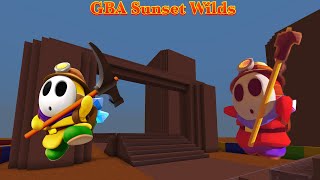 Mario Kart Minecraft - GBA Sunset Wilds (Mario Kart Tour/8DX Version) *Remastered*