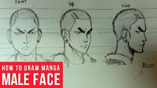 How To Draw Manga Face: Turnaround