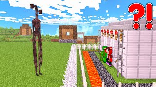 Siren Head vs Security in Minecraft