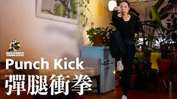 How to do a punch Kick | 彈腿衝拳 | Kung Fu Tutorial | SKFTC | Shimu Arlene