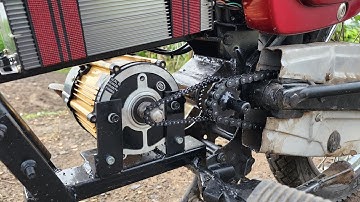 How to make electric bike using 1000w  e-rickshaw motor