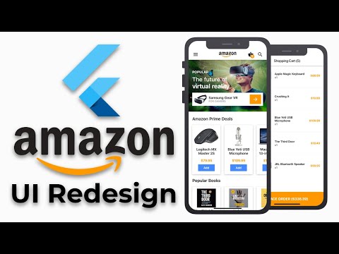 Flutter Amazon UI Redesign | Speed Code