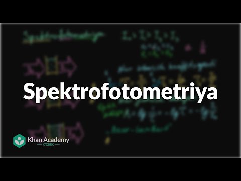 Video: Atom yutilish spektrofotometri nima uchun ishlatiladi?