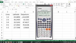 Technical Description/Coordinates Computation in Excel - Part 2