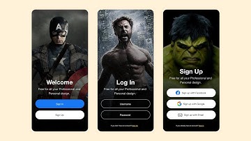 How to Design a Mobile App in Adobe XD || Speed Art Tutorial || Adobe Xd || Login App Design