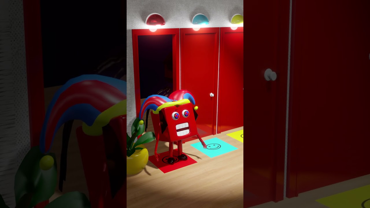 Pomni and Caine VS House Head Doors Challenge!  