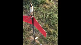1/2A Rocket Glider Test Flight