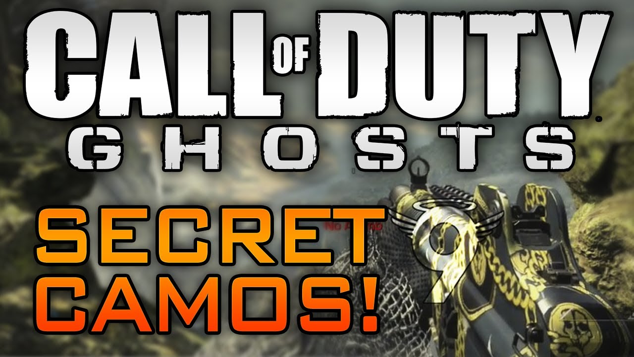15 SECRET GHOSTS CAMOS Leaked!! (Call of Duty Ghosts Multiplayer ...