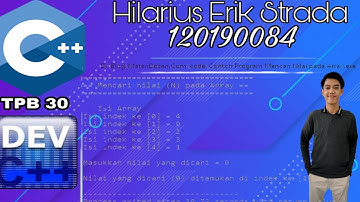 Hilarius Erik Strada-120190084- UAS PKS ITERA (Perulangan,Percabangan,dan Array)