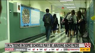 1 in 4 teens may be abusing ADHD meds