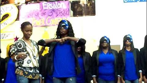 Zeta Phi Beta Rho Alpha Chapter Fall 2010 Probate at Hampton University