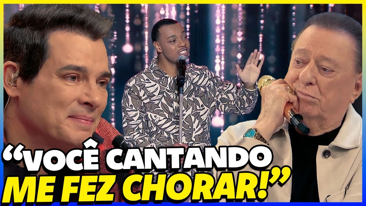 CELSO PORTIOLLI CHORA ASSISTINDO MATHIAS RODRIGUES CANTAR NO SHADOW BRASIL GOSPEL DO RAUL GIL