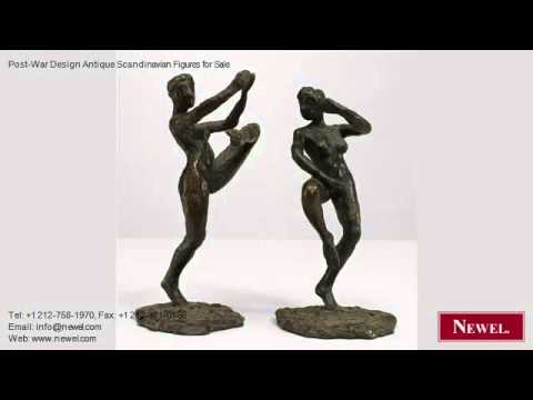 Post-War Design Antique Scandinavian Figures for Sale