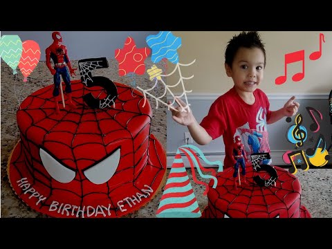 pic Number Boy 5Th Birthday Spiderman Cake ethan s 5th birthday spiderman cake