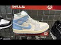 Air Jordan 1 Mid (Psychic Blue/ Sail/ Coconut Milk/ Neutral Grey) - Style Code: BQ6472-402