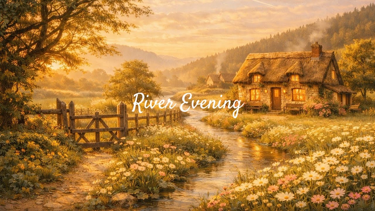 Relaxing Piano for Study & Sleep — Peaceful River Evening