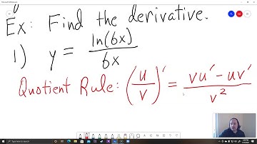 Derivatives Involving Logarithmic Functions Part II
