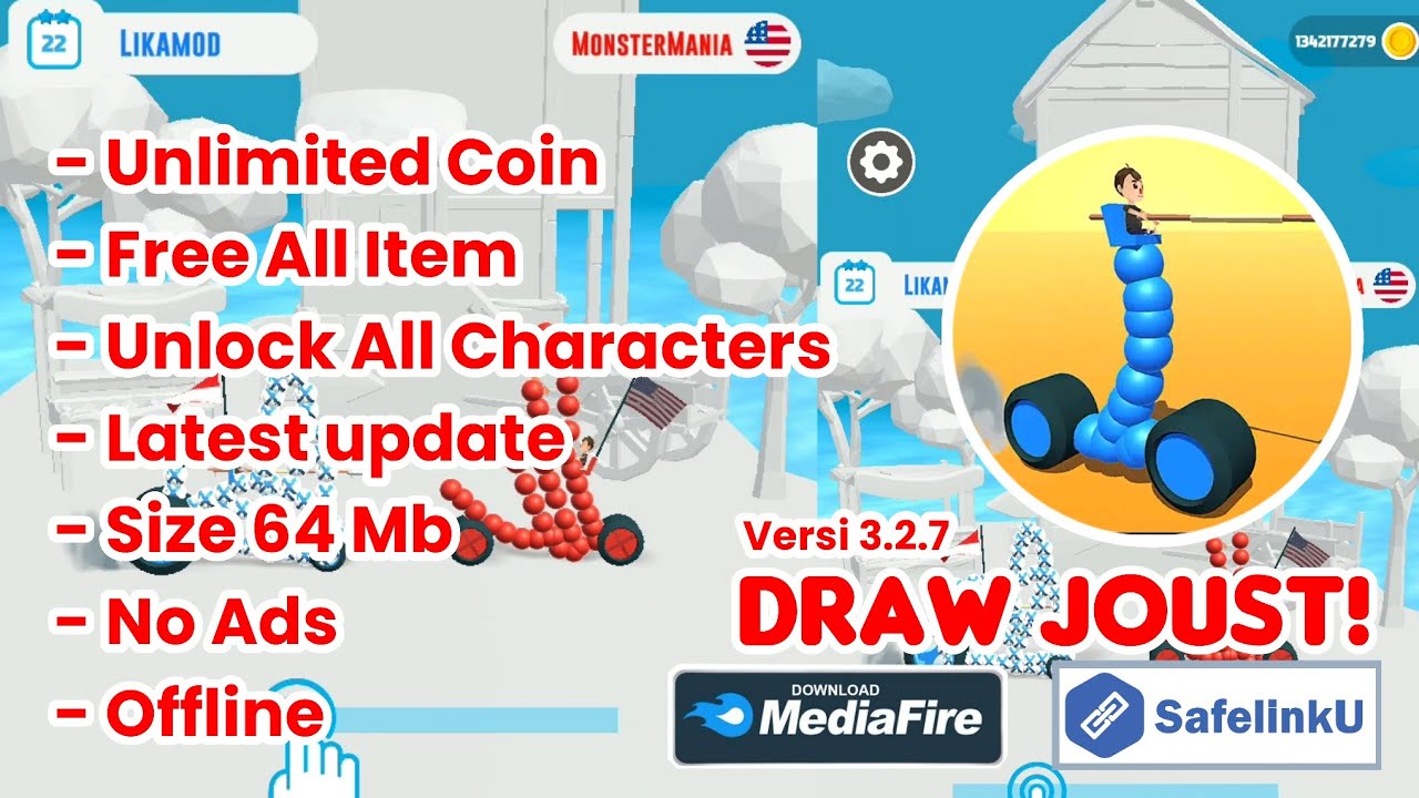 Download draw joust mod apk terbaru 2023 unlimited coin and