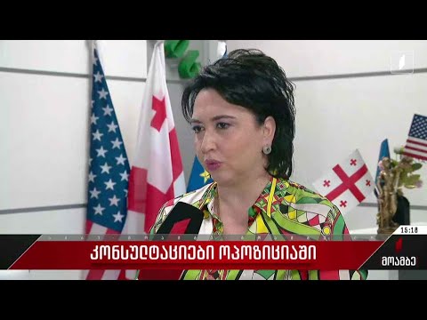 კონსულტაციები ოპოზიციაში