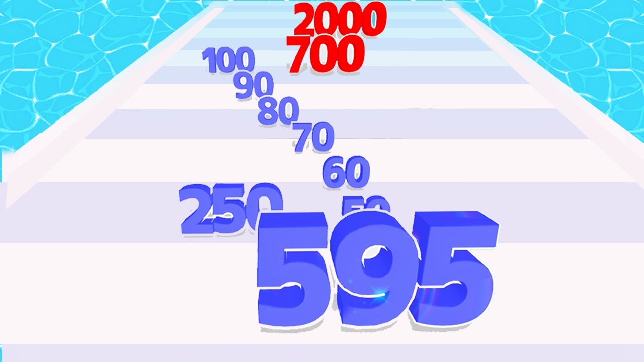 Reach to 595M Number Run - Number Leveling - All Level Gameplay Android ...