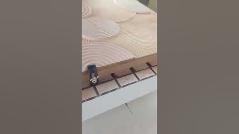3d wall design on MDF sheet with cnc router