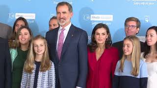 The kings and their Daughters in Barcelona 🇪🇦 #viral #most #royal #spain #barcelona 