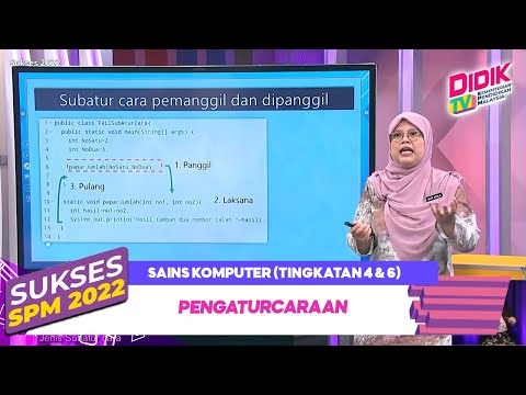 Sukses SPM (2022) - Sains Komputer (Tingkatan 4 & 6): Pengaturcaraan