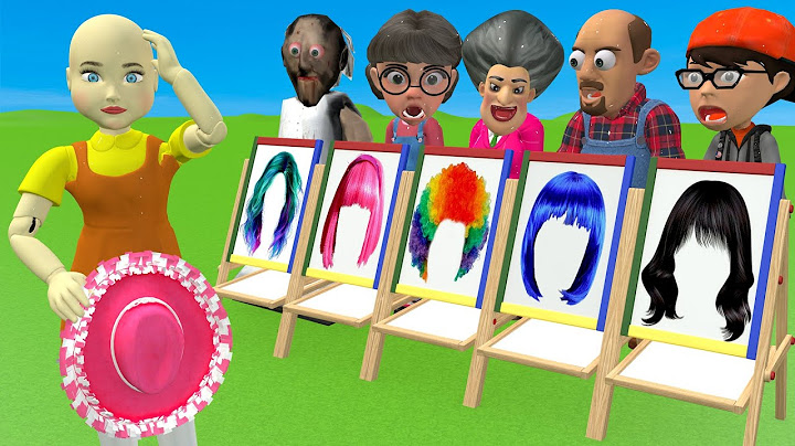 Scary Teacher 3D vs Squid Game Draw Hair Squid Girl Beautiful or Error Challenge 5 Times Challenge