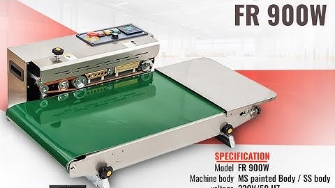 Bandsealer machine with batch coding machine 9361877345 #interopactec #bandsealer #coding #machine