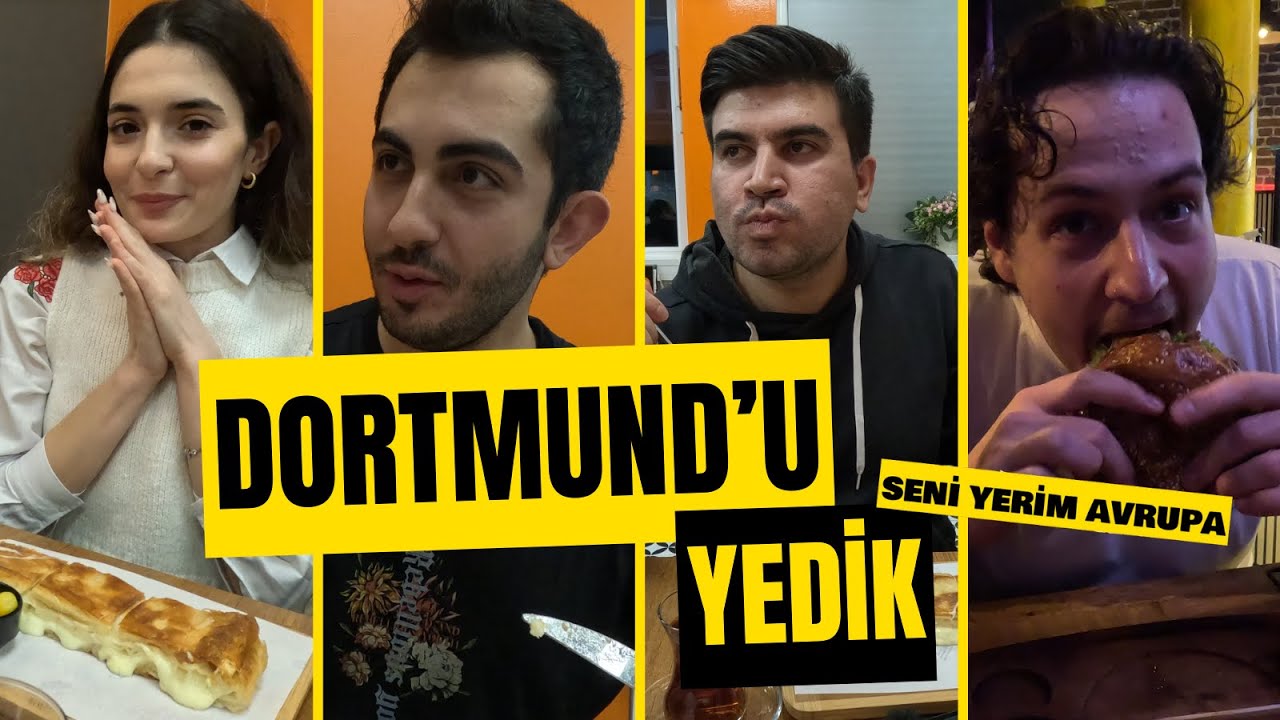 DORTMUND'DA NE YENİR? BÖREK Mİ, HAMBURGER Mİ? |  1. Bölüm #almanya #yemektarifleri  #dortmund