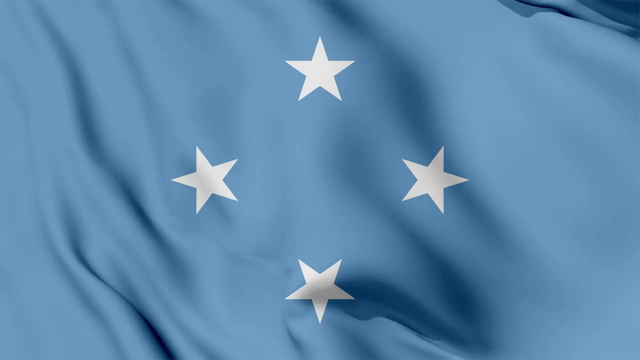 Micronesia Flag Waving Background | HD | FREE DOWNLOAD