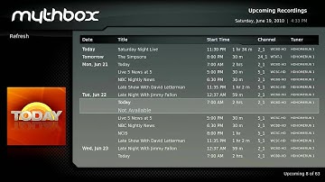 XBMC Mythbox Demo