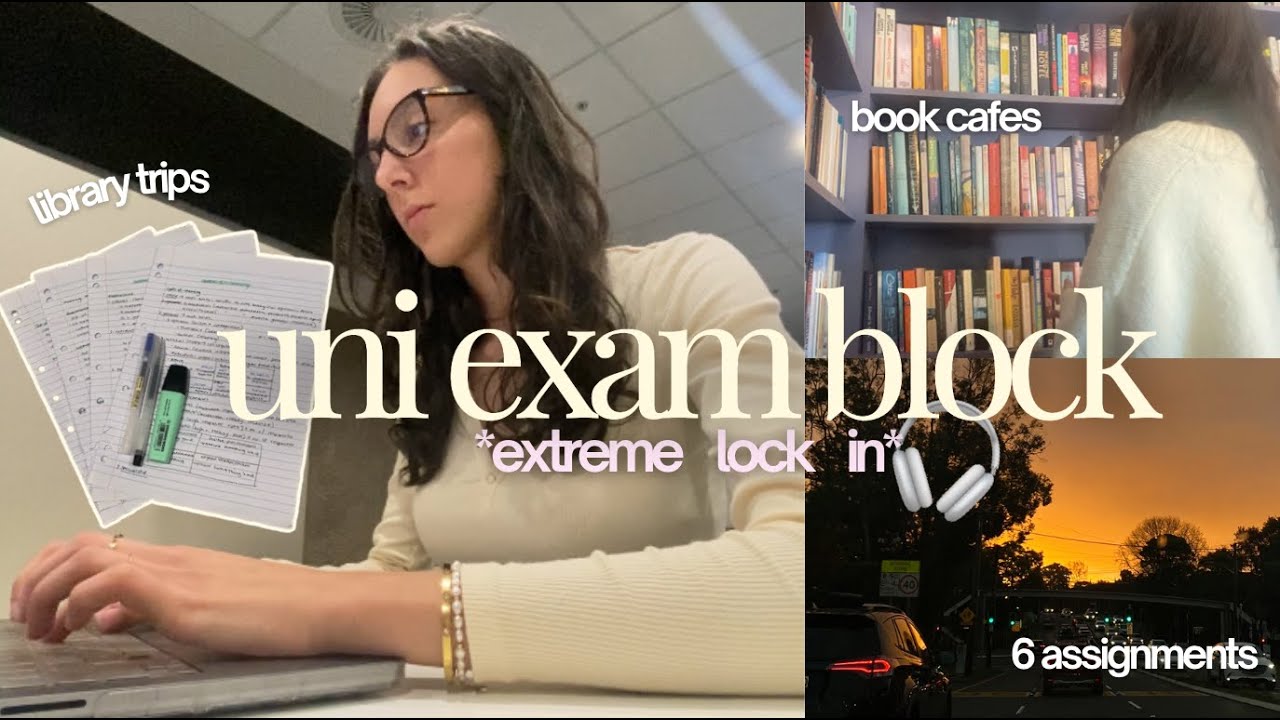 productive study vlog📚🍵 final exams edition !!