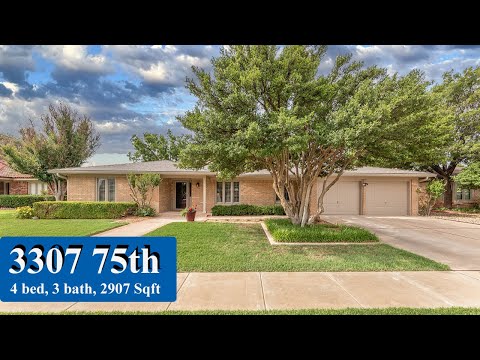 3307 75th St, Lubbock, TX home video tour