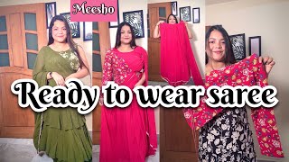 Meesho ready to wear saree 🌸ll meesho haul ll meesho saree haul 🫶🏻❤️