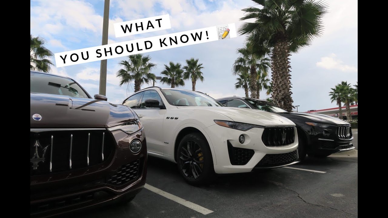 The 2019 Maserati Levante Lineup! Base vs Gransport vs Granlusso