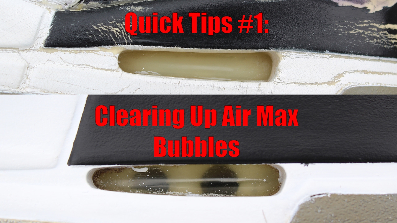 how to clean air max bubble