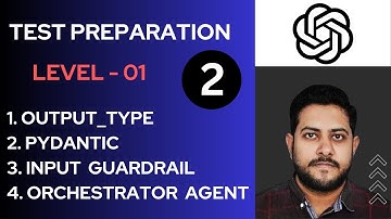 02. Level-01 Test preparation | Openai Agent-SDK