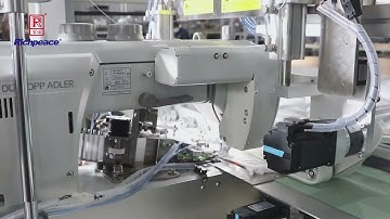 multi needle quilting machine + panel cutting machine +automatic four side tape binding machine