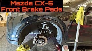 MAZDA CX5 FRONT BRAKE PADS - HOW TO