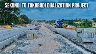 Progress Of Work On The 8km Of Sekondi To Takoradi Dualization Project