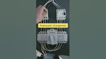 Automatic Changeover Switch Wiring #shortvideo #short #shorts