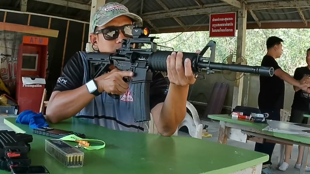 CMMG MK4-Multi  ปืนทรงARหุ่นสงคราม .22LR ที่สมจริงที่สุด ทดสอบยิงระยะ15เมตรด้วยREDDOTมาลองชมกันครับ