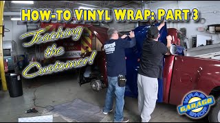 Vinyl Wrapping a pickup with @ThatBoyCisko  Part 3