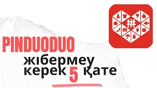 Пиндуодуода жібермеу керек 5 қате. Пиндуодуо шынымен арзан ба? #пиндуодуо