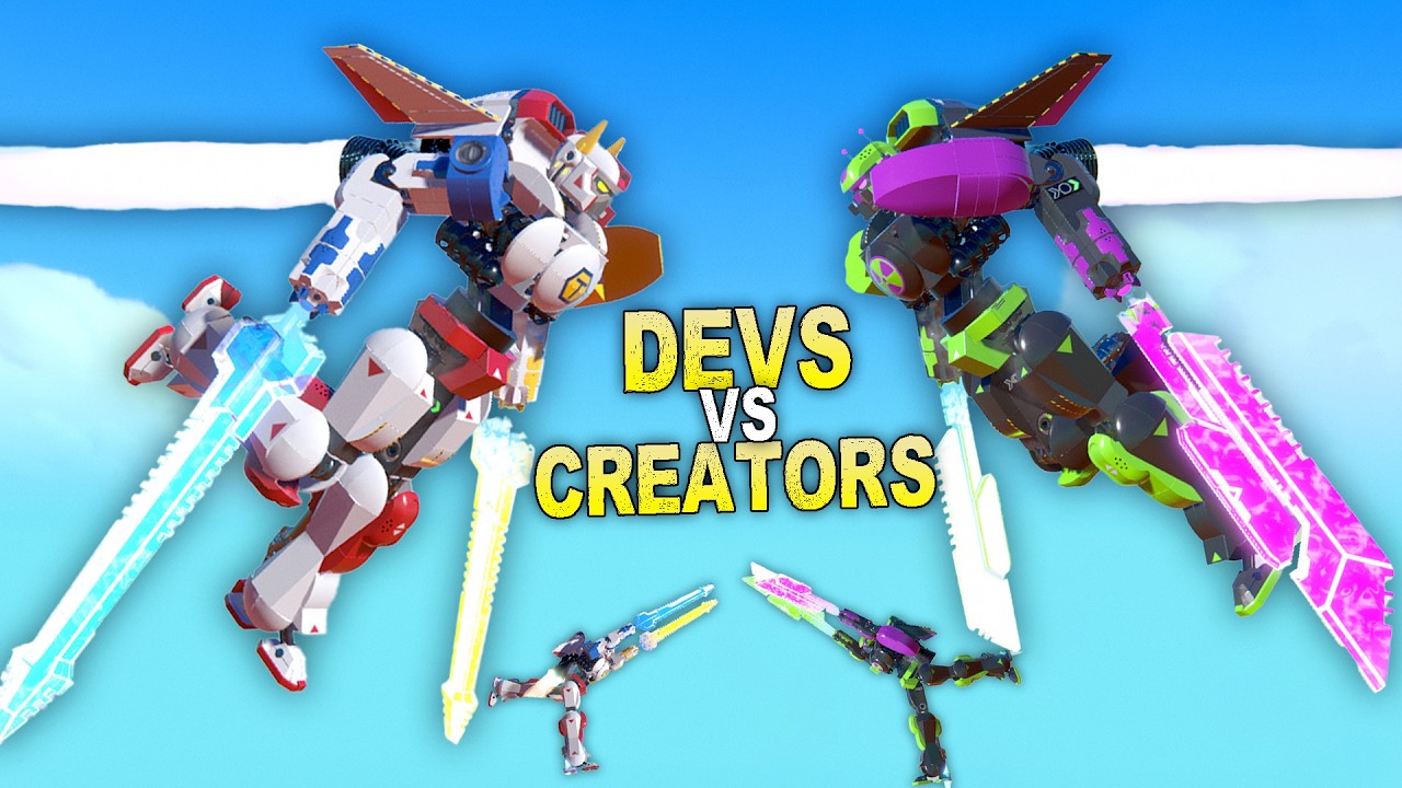 The Trailmakers Devs Challenged Me to Mech Olympics!