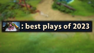 the best plays of 2023 Dota 2