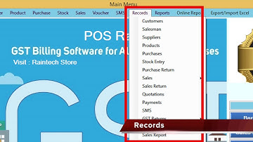 Raintech POS Billing software Features 2020 ph Yes